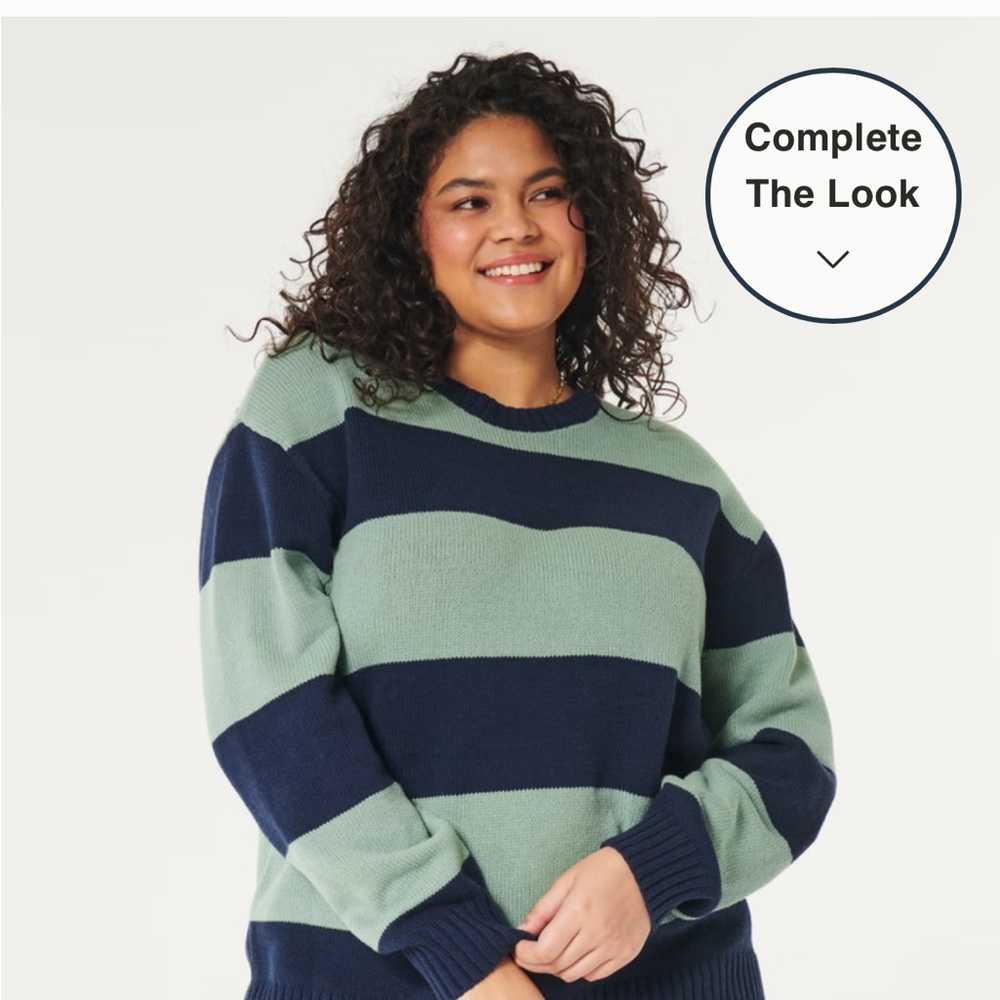 Hollister stripped sweater
